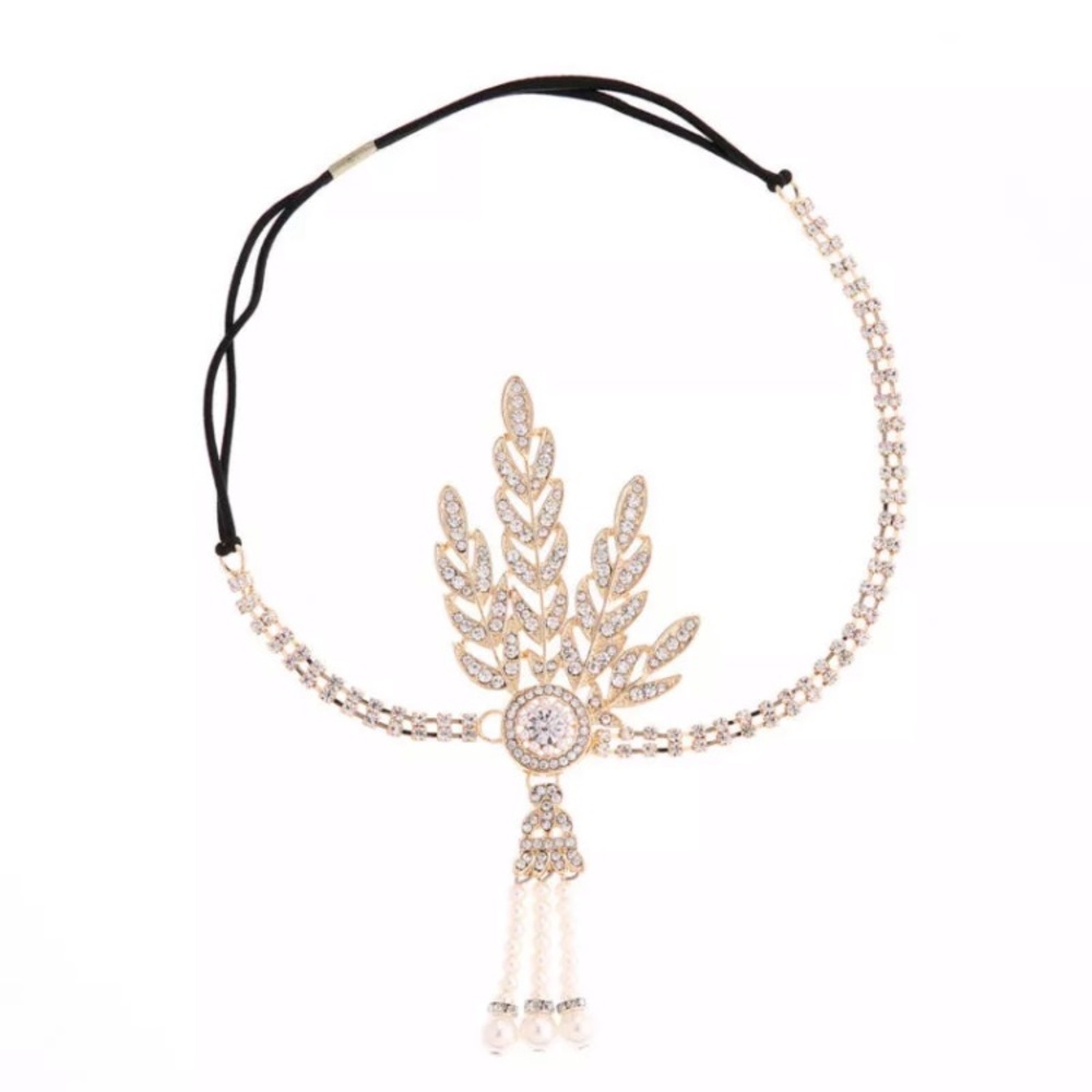 5⭐️Rhinestone Headband Gatsby NWT - Picture 3 of 8